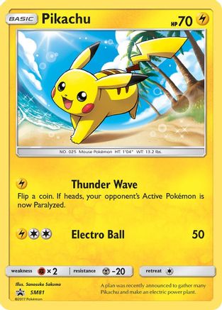 Pikachu (SM81) [Sun & Moon: Black Star Promos]-1