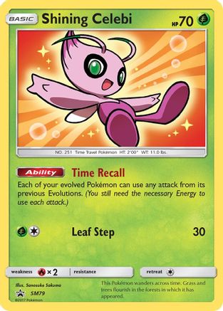 Shining Celebi (SM79) [Sun & Moon: Black Star Promos]-1