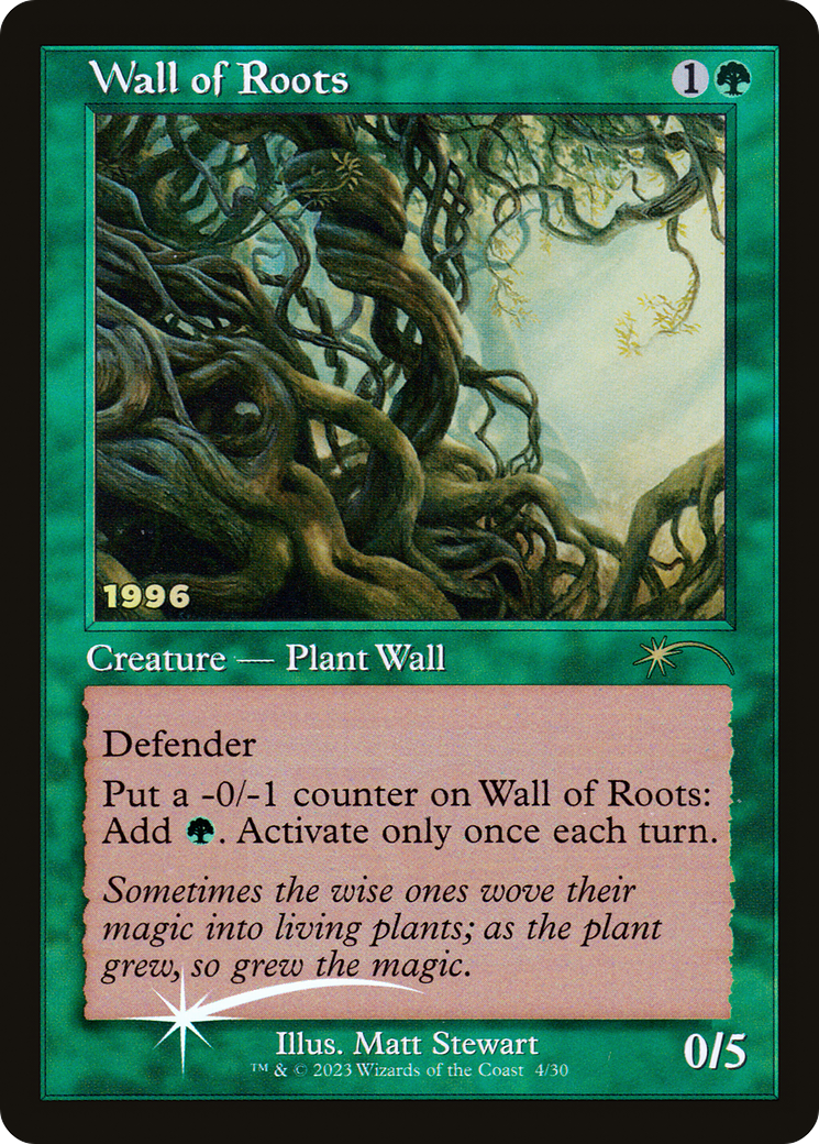 Wall of Roots (30A-P-004) - 30th Anniversary Play Promos Foil-1