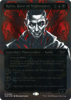 Kaito, Bane of Nightmares (Showcase) (Textured) [Duskmourn: House of Horror]-1