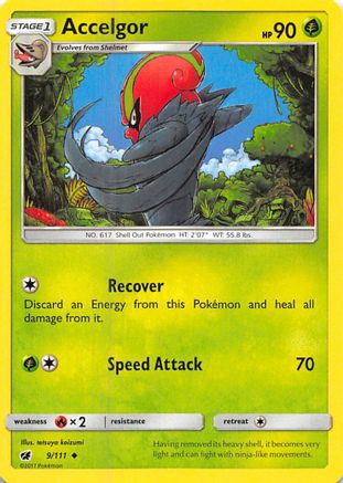 Accelgor (9/111) [Sun & Moon: Crimson Invasion]-1