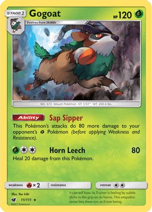 Gogoat (11/111) [Sun & Moon: Crimson Invasion]-1