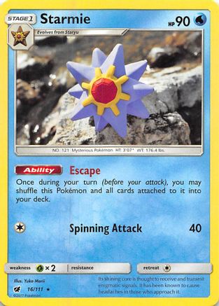 Starmie (16/111) [Sun & Moon: Crimson Invasion]-1