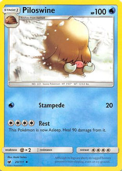 Piloswine (20/111) [Sun & Moon: Crimson Invasion]-1