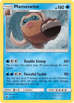 Mamoswine (21/111) [Sun & Moon: Crimson Invasion]-1