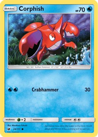 Corphish (24/111) [Sun & Moon: Crimson Invasion]-1