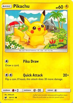 Pikachu (30/111) [Sun & Moon: Crimson Invasion]-1
