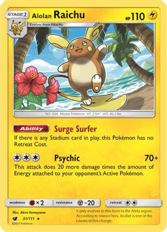 Alolan Raichu (31/111) [Sun & Moon: Crimson Invasion]-1