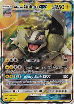 Alolan Golem GX (34/111) [Sun & Moon: Crimson Invasion]-1