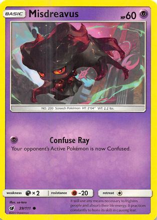 Misdreavus (39/111) [Sun & Moon: Crimson Invasion]-1