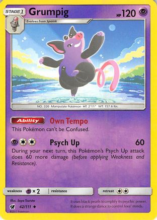 Grumpig (42/111) [Sun & Moon: Crimson Invasion]-1