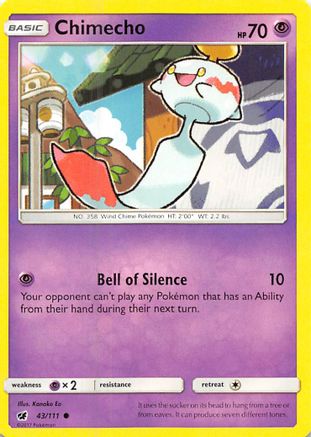 Chimecho (43/111) [Sun & Moon: Crimson Invasion]-1