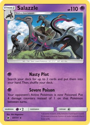 Salazzle (47/111) [Sun & Moon: Crimson Invasion]-1