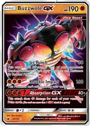 Buzzwole GX (57/111) [Sun & Moon: Crimson Invasion]-1