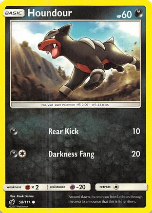 Houndour (58/111) [Sun & Moon: Crimson Invasion]-1
