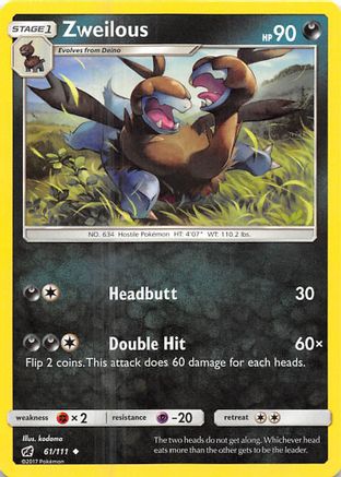 Zweilous (61/111) [Sun & Moon: Crimson Invasion]-1