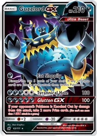 Guzzlord GX (63/111) [Sun & Moon: Crimson Invasion]-1