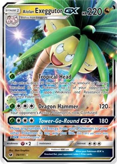 Alolan Exeggutor GX (74/111) [Sun & Moon: Crimson Invasion]-1