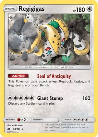 Regigigas (84/111) [Sun & Moon: Crimson Invasion]-1