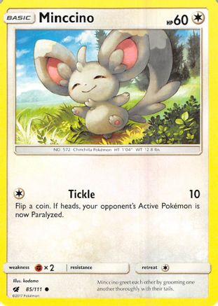 Minccino (85/111) [Sun & Moon: Crimson Invasion]-1