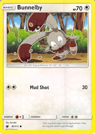 Bunnelby (87/111) [Sun & Moon: Crimson Invasion]-1