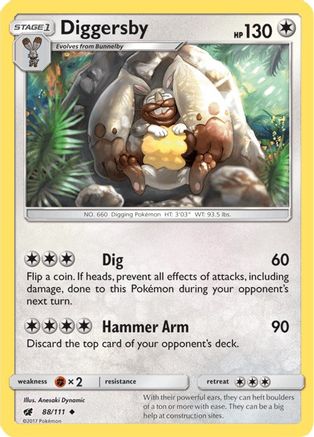 Diggersby (88/111) [Sun & Moon: Crimson Invasion]-1