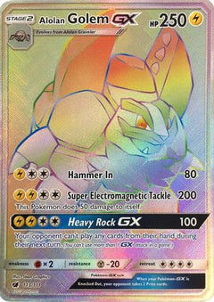 Alolan Golem GX (113/111) [Sun & Moon: Crimson Invasion]-1