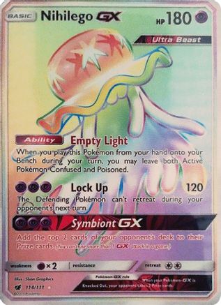 Nihilego GX (114/111) [Sun & Moon: Crimson Invasion]-1