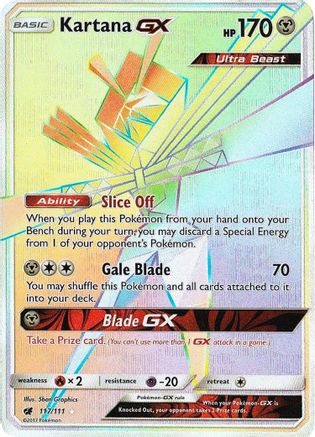 Kartana GX (117/111) [Sun & Moon: Crimson Invasion]-1