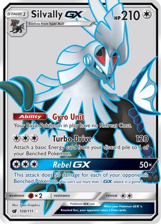 Silvally GX (108/111) [Sun & Moon: Crimson Invasion]-1