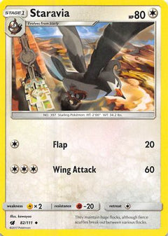 Staravia (82/111) [Sun & Moon: Crimson Invasion]-1