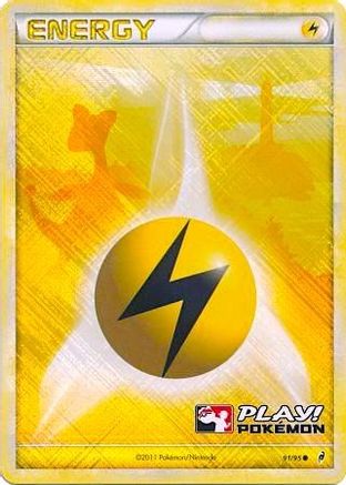 Lightning Energy (91/95) (Play Pokemon Promo) [HeartGold & SoulSilver: Call of Legends]-1