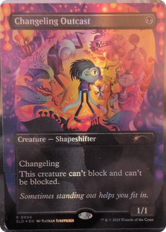 Changeling Outcast (Rainbow Foil) [Secret Lair Drop Series]-1