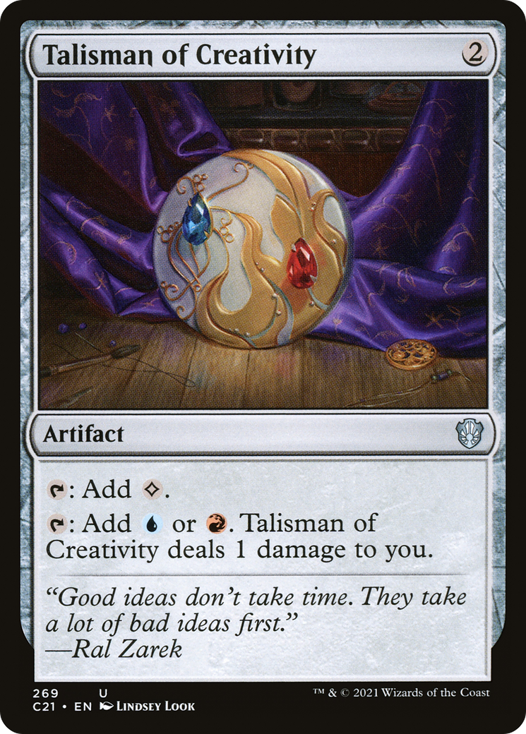 Talisman of Creativity [Commander 2021]-1