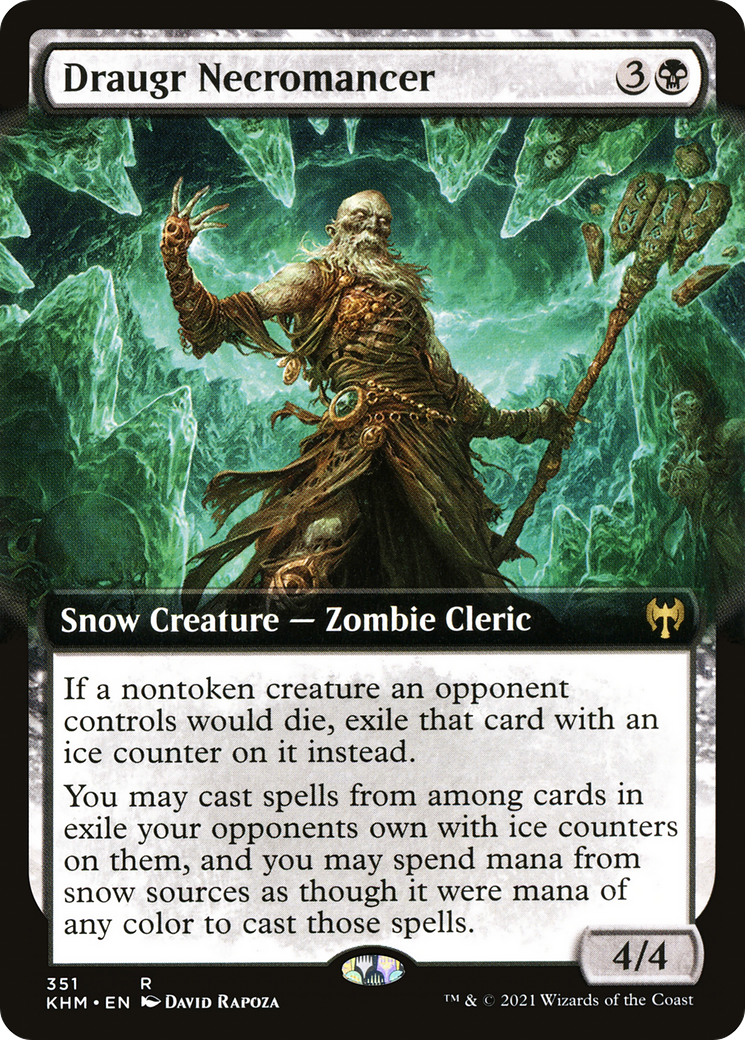 Draugr Necromancer (Extended Art) [Kaldheim]-1