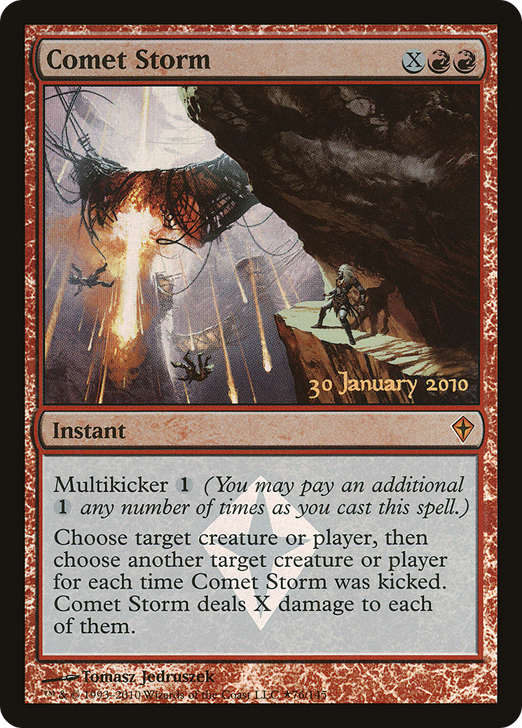 Comet Storm [Worldwake Prerelease Promos]-1