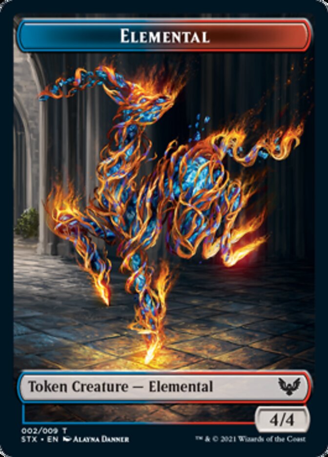 Elemental Token [Strixhaven: School of Mages Tokens]-1