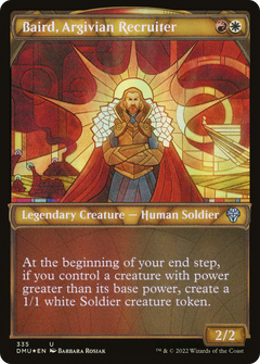 Baird, Argivian Recruiter (Showcase Textured) [Dominaria United]-1