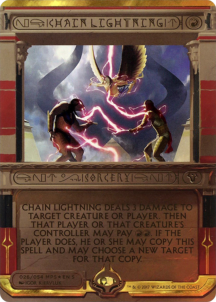 Chain Lightning (Invocation) [Amonkhet Invocations]-1