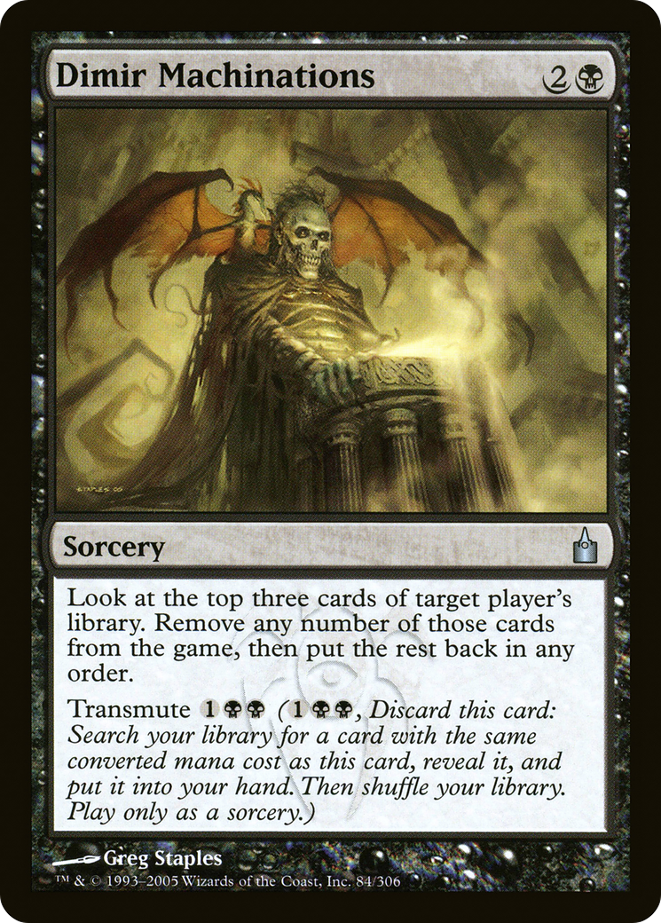 Dimir Machinations [Ravnica: City of Guilds]-1