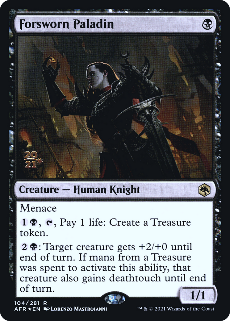 Forsworn Paladin [Dungeons & Dragons: Adventures in the Forgotten Realms Prerelease Promos]-1