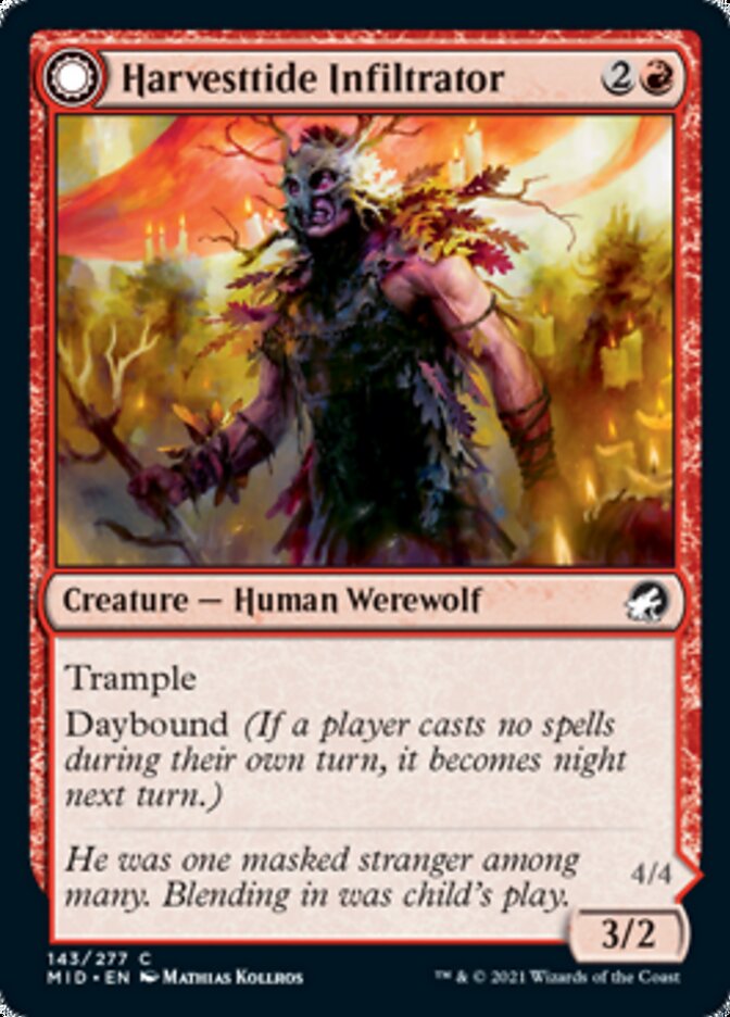 Harvesttide Infiltrator // Harvesttide Assailant [Innistrad: Midnight Hunt]-1