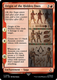 Origin of the Hidden Ones [Assassin's Creed]-1