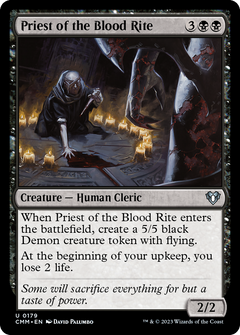Priest of the Blood Rite [Commander Masters]-1