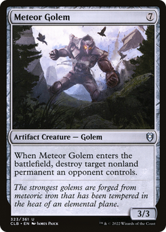 Meteor Golem [Commander Legends: Battle for Baldur's Gate]-1