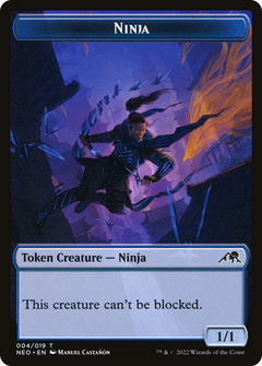 Ninja Token [Kamigawa: Neon Dynasty Tokens]-1