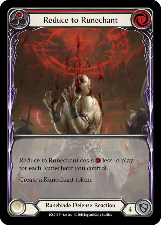 Reduce to Runechant (Red) [LGS015-P] (Promo)  1st Edition Normal-1