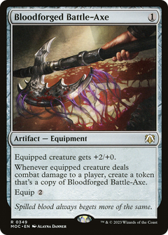 Bloodforged Battle-Axe [March of the Machine Commander]-1