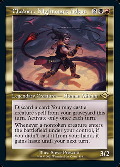 Chainer, Nightmare Adept (Retro Foil Etched) [Modern Horizons 2]-1