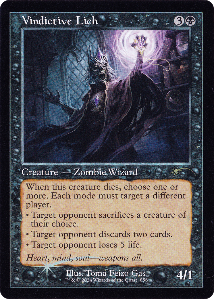 Vindictive Lich (Retro Frame) (SLD-856) - Secret Lair Drop Foil-1